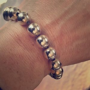 Tiffany sterling silver ball bracelet